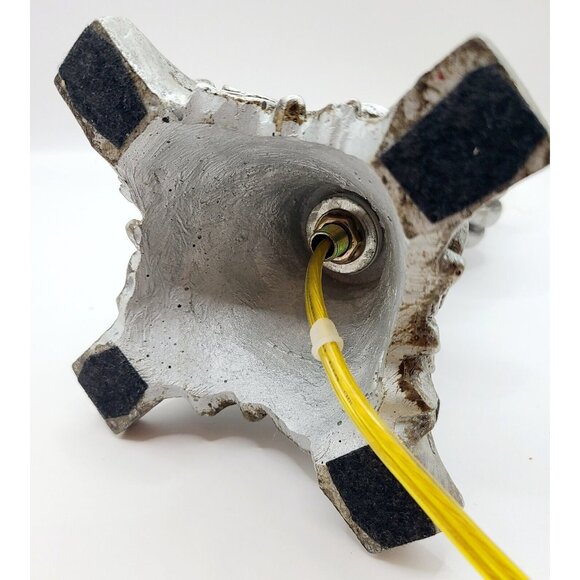 Table Lamp Urn Style Neoclassical 12"Tall Plaster Resin Column Design Tested VTG - Picture 8 of 12